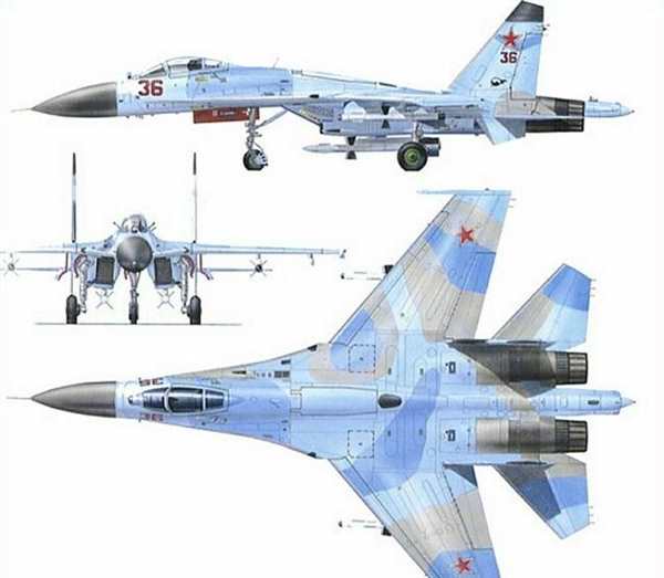 Камуфляж Су-27 Flanker