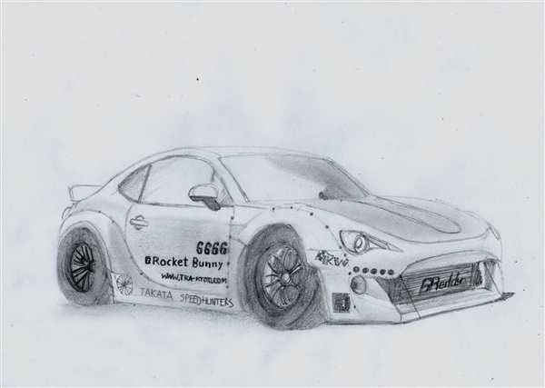 Toyota gt86 чертеж
