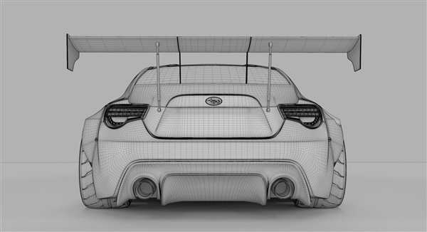 Subaru BRZ раскраска