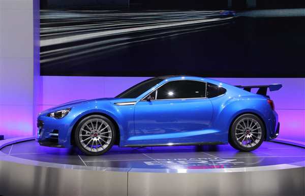 Раскраска Subaru BRZ Концепт Вдохновляйся и Создавай