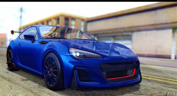 Раскраска Subaru BRZ Концепт Вдохновляйся и Создавай