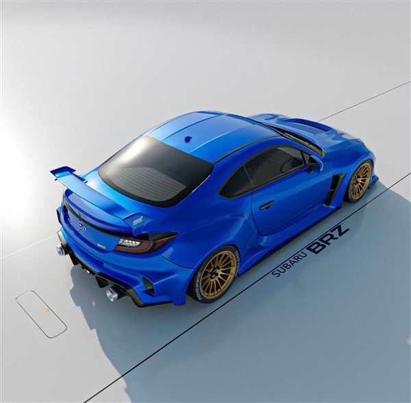 Раскраска Subaru BRZ Концепт Вдохновляйся и Создавай