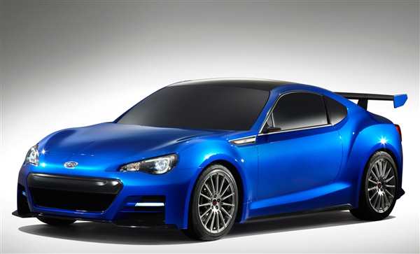 Раскраска Subaru BRZ Концепт Вдохновляйся и Создавай