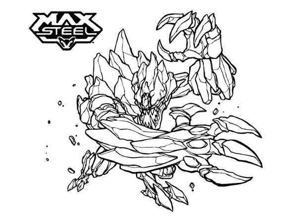 Раскраска Super Max Steel
