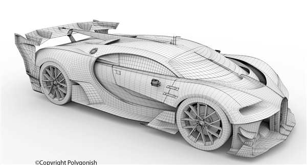 Раскраска Суперкар Bugatti Veyron