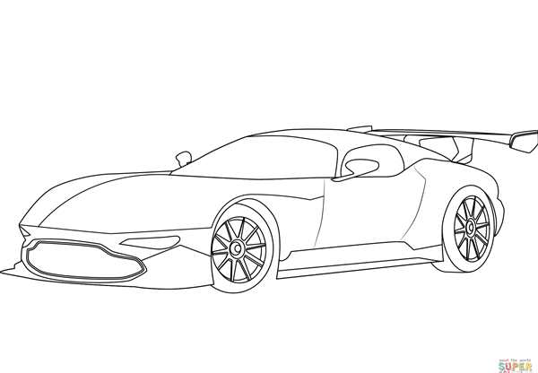 Раскраска суперкара Buggati Mistral