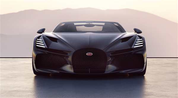 Раскраска суперкара Buggati Mistral