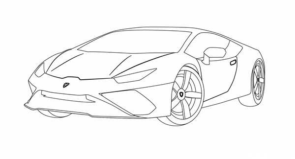 Lamborghini Veneno раскраска
