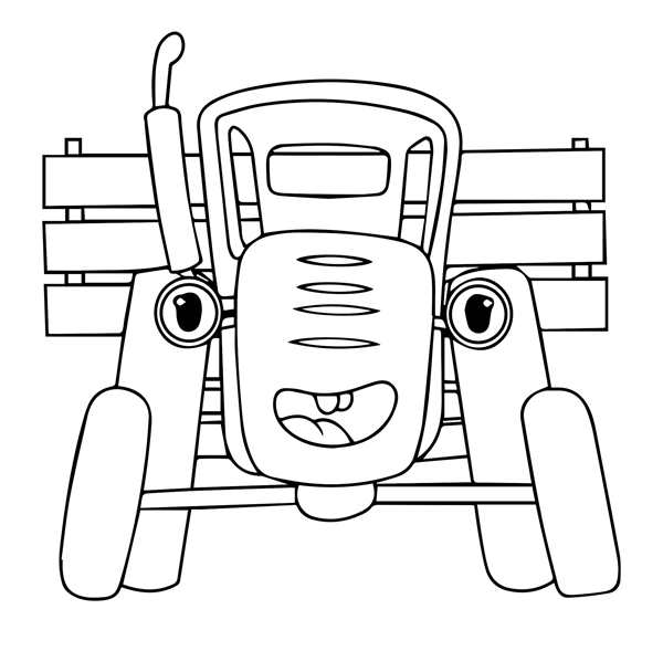 Раскраска Свинья из Синего Трактора mysql