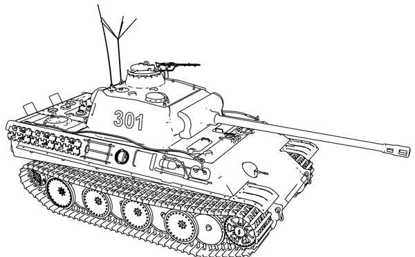 Раскрашенный танк т 34