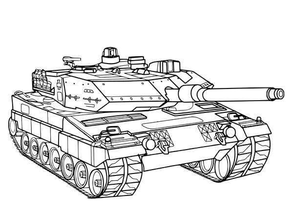 Танк т-80 раскраска