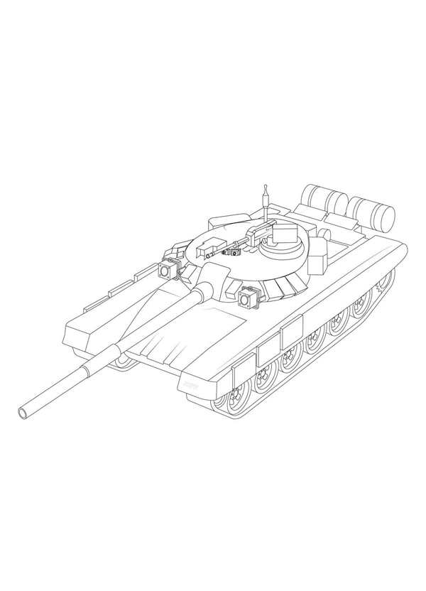 Раскраска танк кв 44