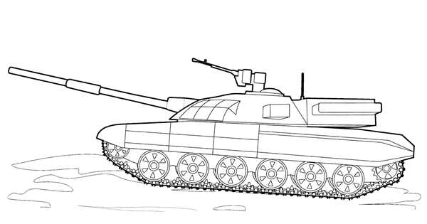 Раскрашенный танк т 34