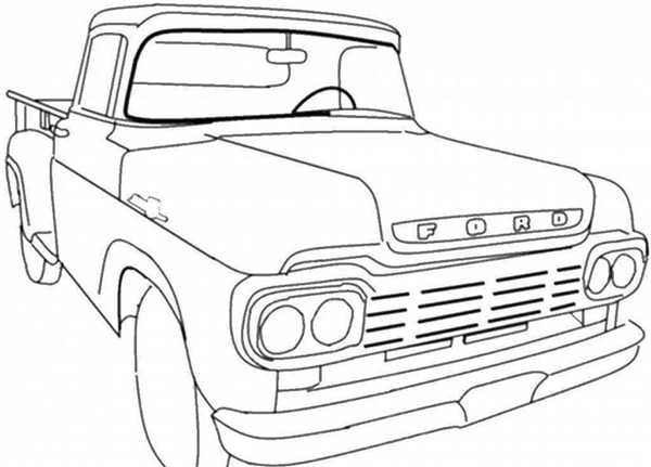 Dodge Ram 1500 рисунок