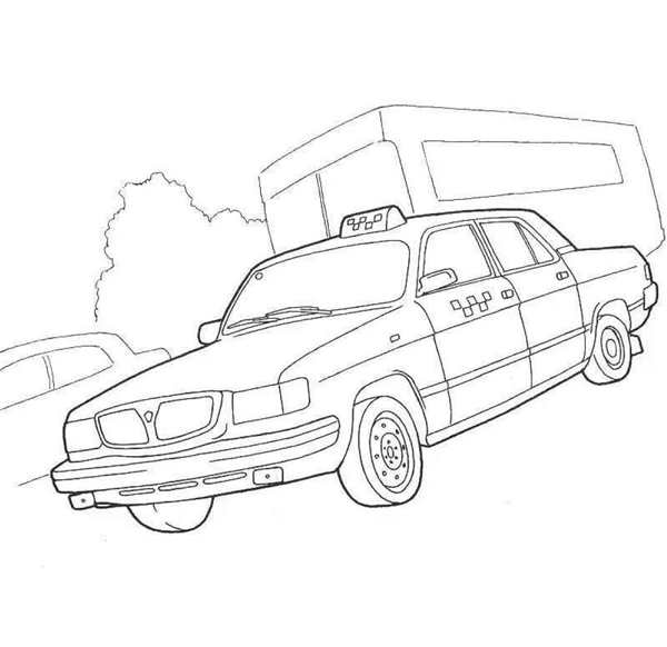Автомобили (раскраски)