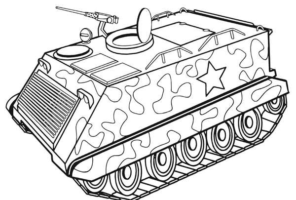 Танк рисунок