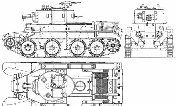 БТ-7 чертежи