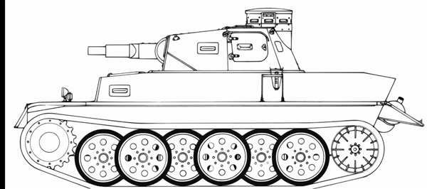 Раскраска танк БТ 7