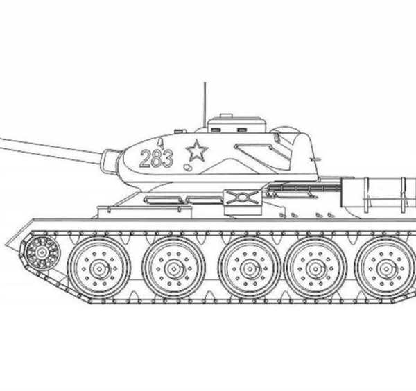 Танк БТ-7а с 76 мм пушкой кт-28