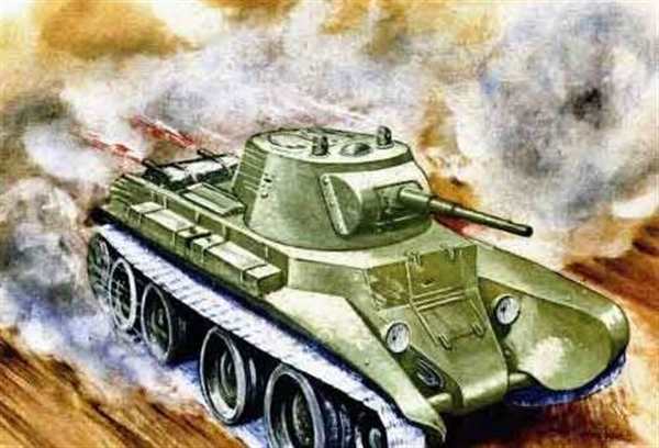Чертеж танка БТ 7