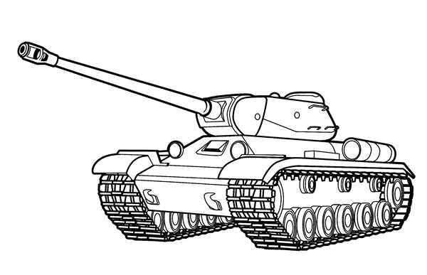 ИС 3 раскраска