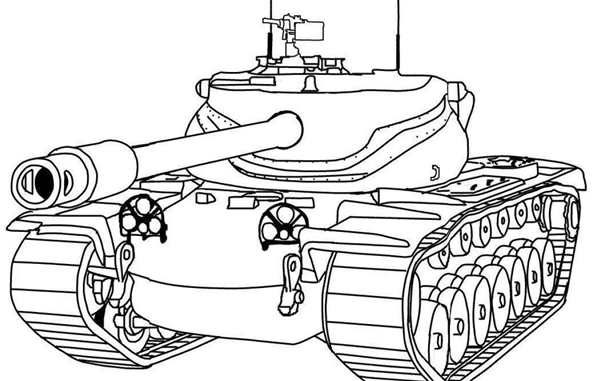 Раскраска танк т34 World of Tanks
