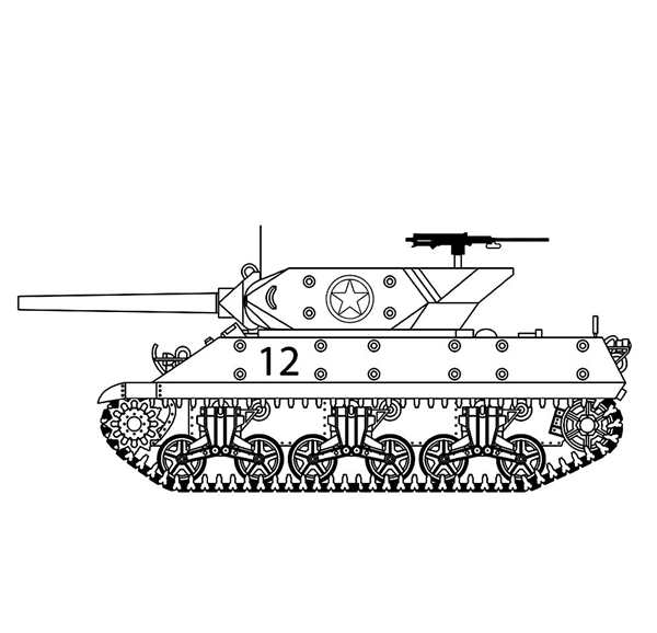 Танк ИС 2 рисунок