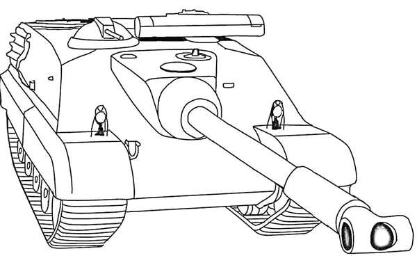 Танк т-34 рисунок