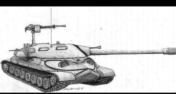 Раскраски ворлд оф танк ИС-2 2
