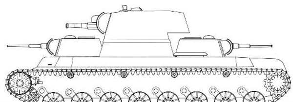Раскраски танки кв 2
