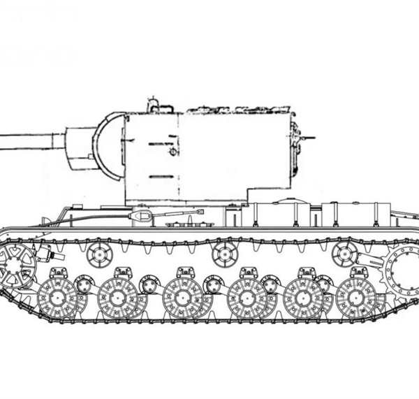 Танк кв-6 раскраска