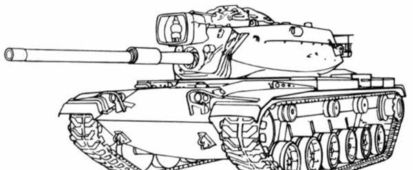 Leopard 2 танк чертеж