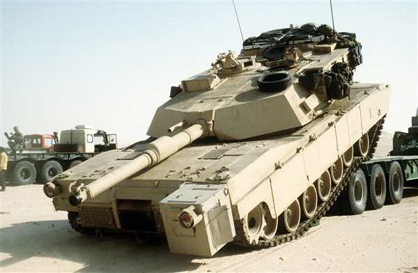 Раскраска Танк M1A1 Abrams США uctor