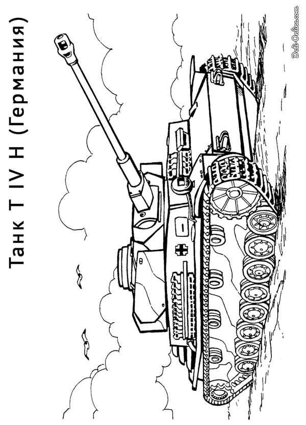 Танк т-80 рисунок