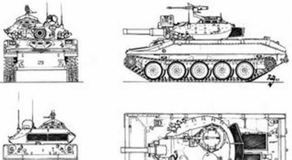 Т49 чертеж