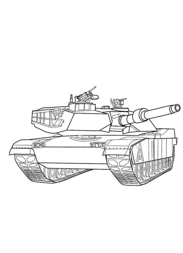 Раскраска танки для детей
