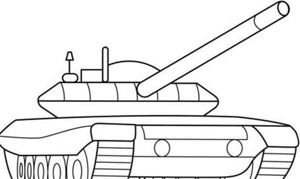 Раскраска Танк Т14 Армата Войны Цветов