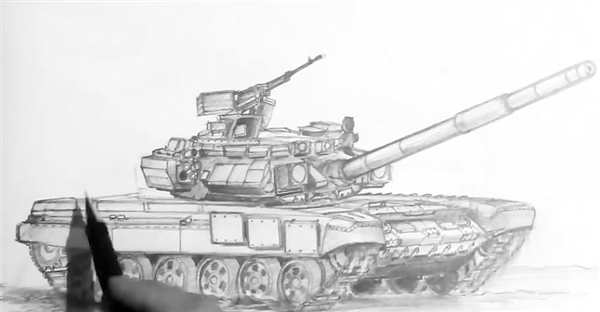 Раскраска Танк Т14 Армата Войны Цветов