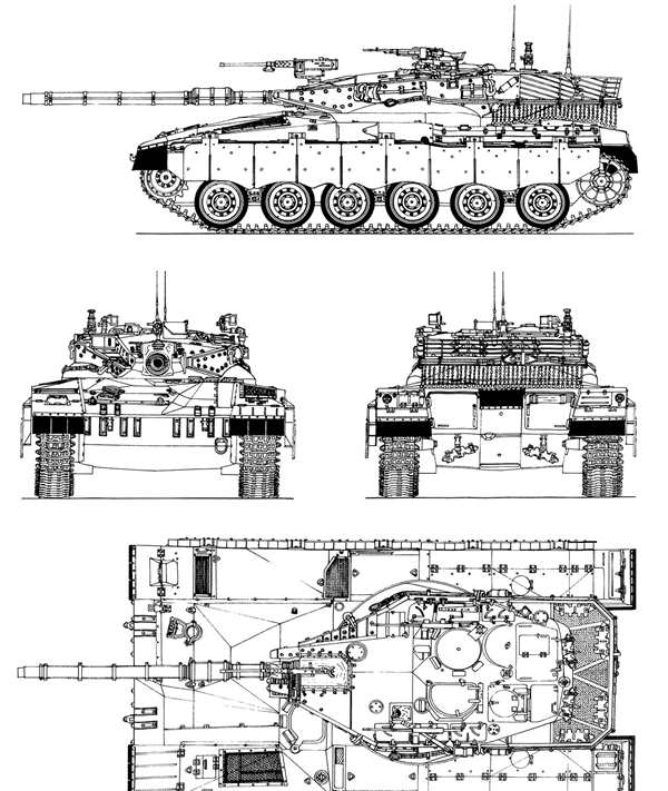 Раскраска танка Merkava Веселые Активности дляFans ofIsraeli Combat Vehicles