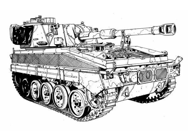 БРМ AMX-10rc чертежи