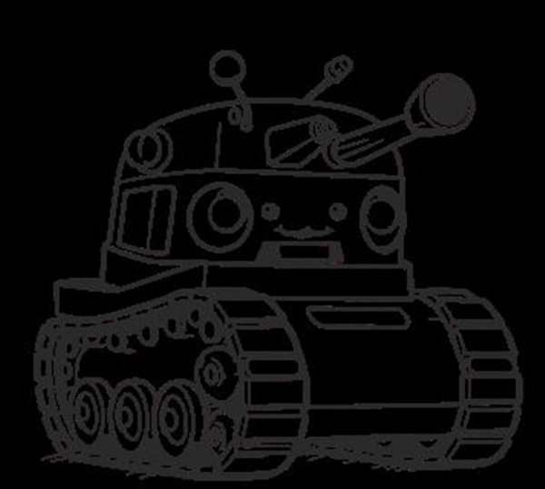 Раскраски военные танки