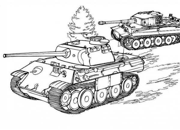 Раскраска танки т 26