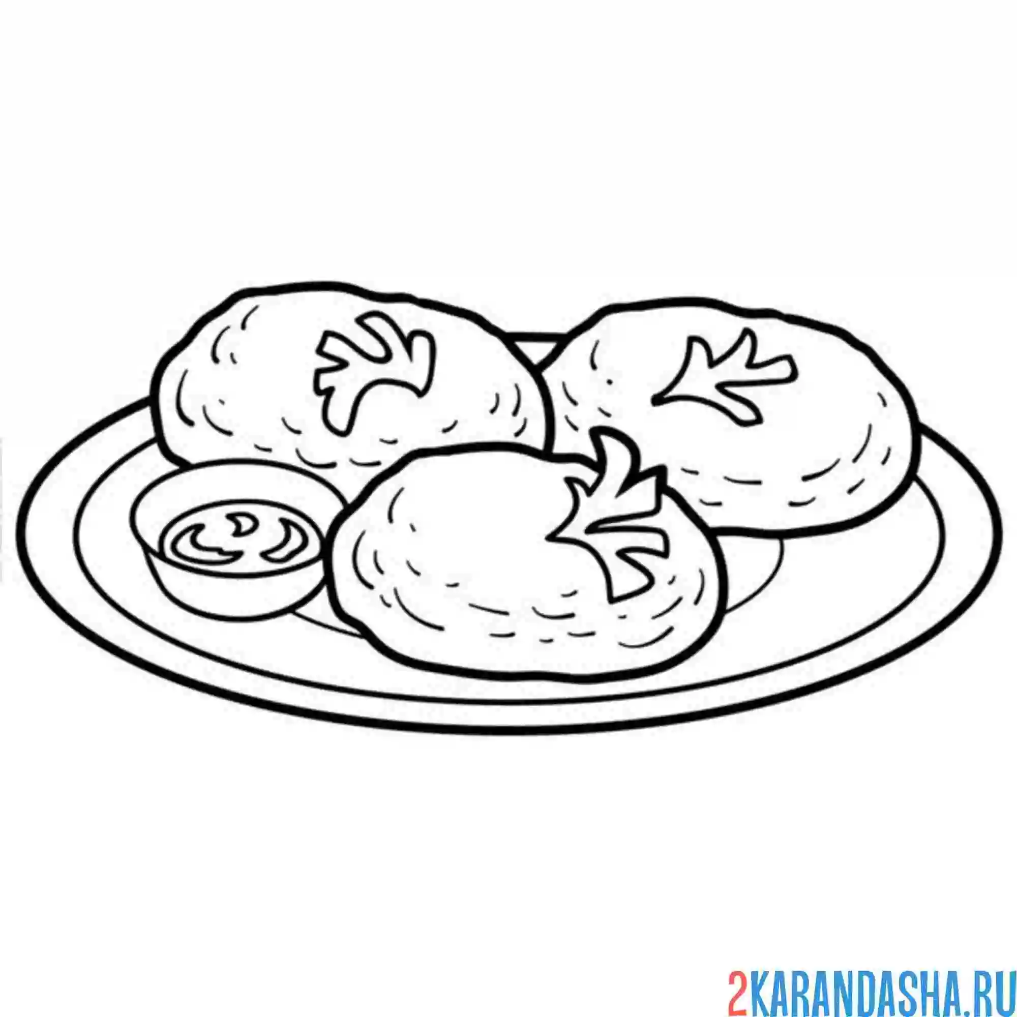 Печенье раскраска для детей