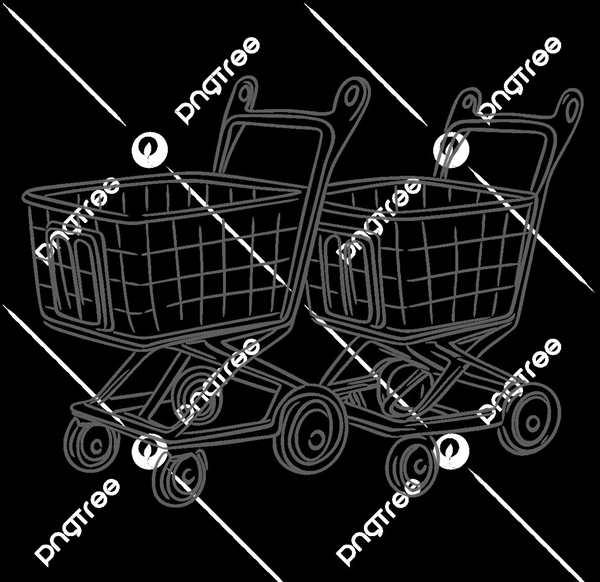 Тележка с продуктами раскраска