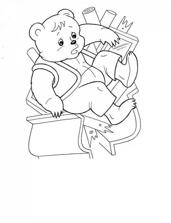 Раскраски к сказке Теремок для детей 3-4 лет