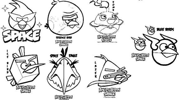 Раскраска Теренс из Angry Birds