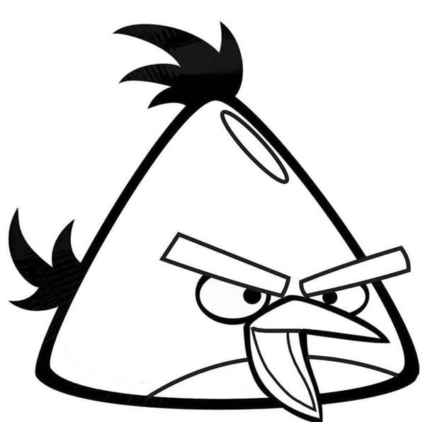 Раскраска Теренс из Angry Birds