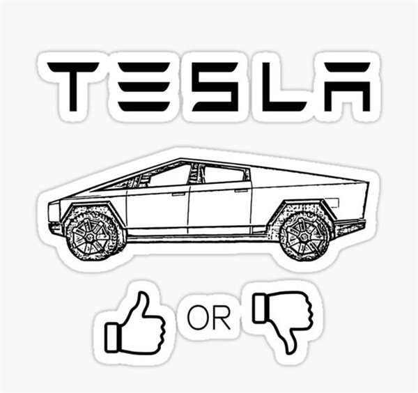 Tesla CYBERTRUCK чертеж