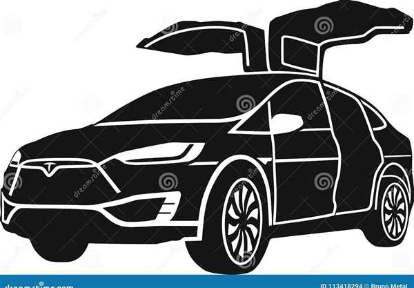 Раскраска Tesla model x