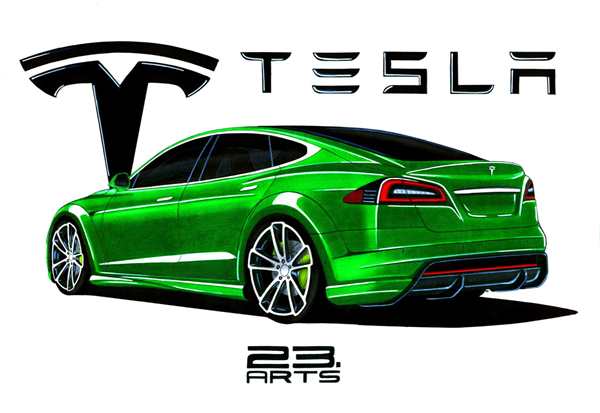 Раскраска Tesla Model YCreative Way to Explore Automotive Design